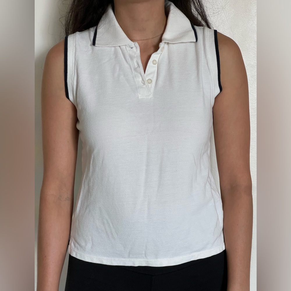 brandy Melville sleeveless polo